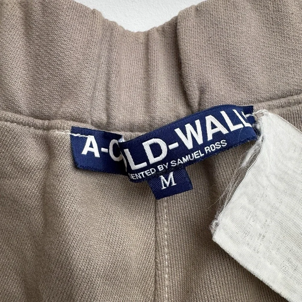 A-COLD-WALL Diagram Sweatpants Men's Taupe Medium by Samuel Ross Streetwear RARE